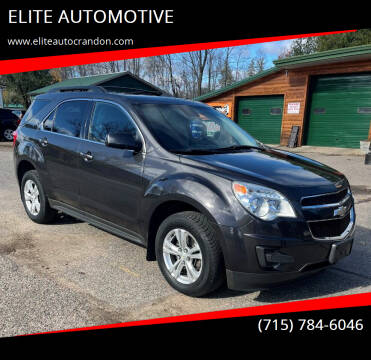 2013 Chevrolet Equinox for sale at ELITE AUTOMOTIVE in Crandon WI