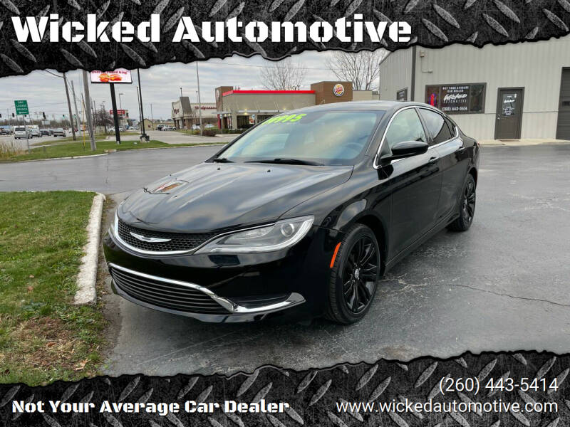 2015 Chrysler 200 for sale at Wicked Automotive in Fort Wayne IN