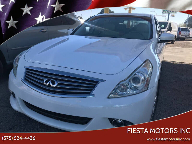 2011 Infiniti G37 Sedan for sale at Fiesta Motors Inc in Las Cruces NM