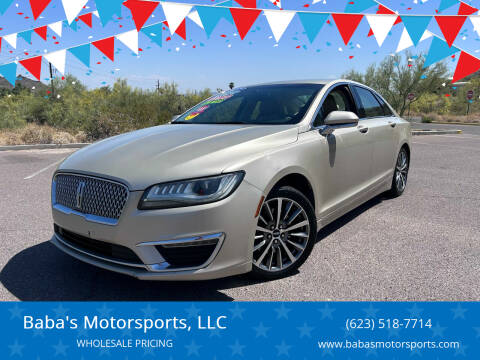 2017 Lincoln MKZ for sale at Baba's Motorsports, LLC in Phoenix AZ