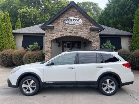 2014 Subaru Outback for sale at Hoyle Auto Sales in Taylorsville NC