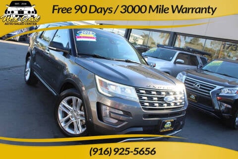 2016 Ford Explorer for sale at West Coast Auto Sales Center in Sacramento CA