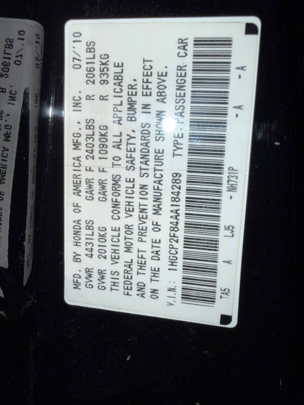 2010 Honda Accord EX-L