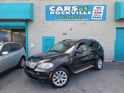 2013 BMW X5 for sale at Cars Of Rockville in Rockville MD