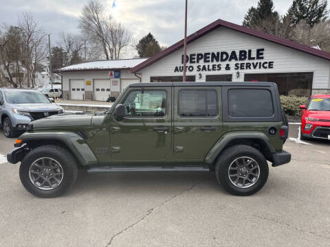 2021 Jeep Wrangler Unlimited for sale at Bad Credit Car Loans NY in Binghamton NY