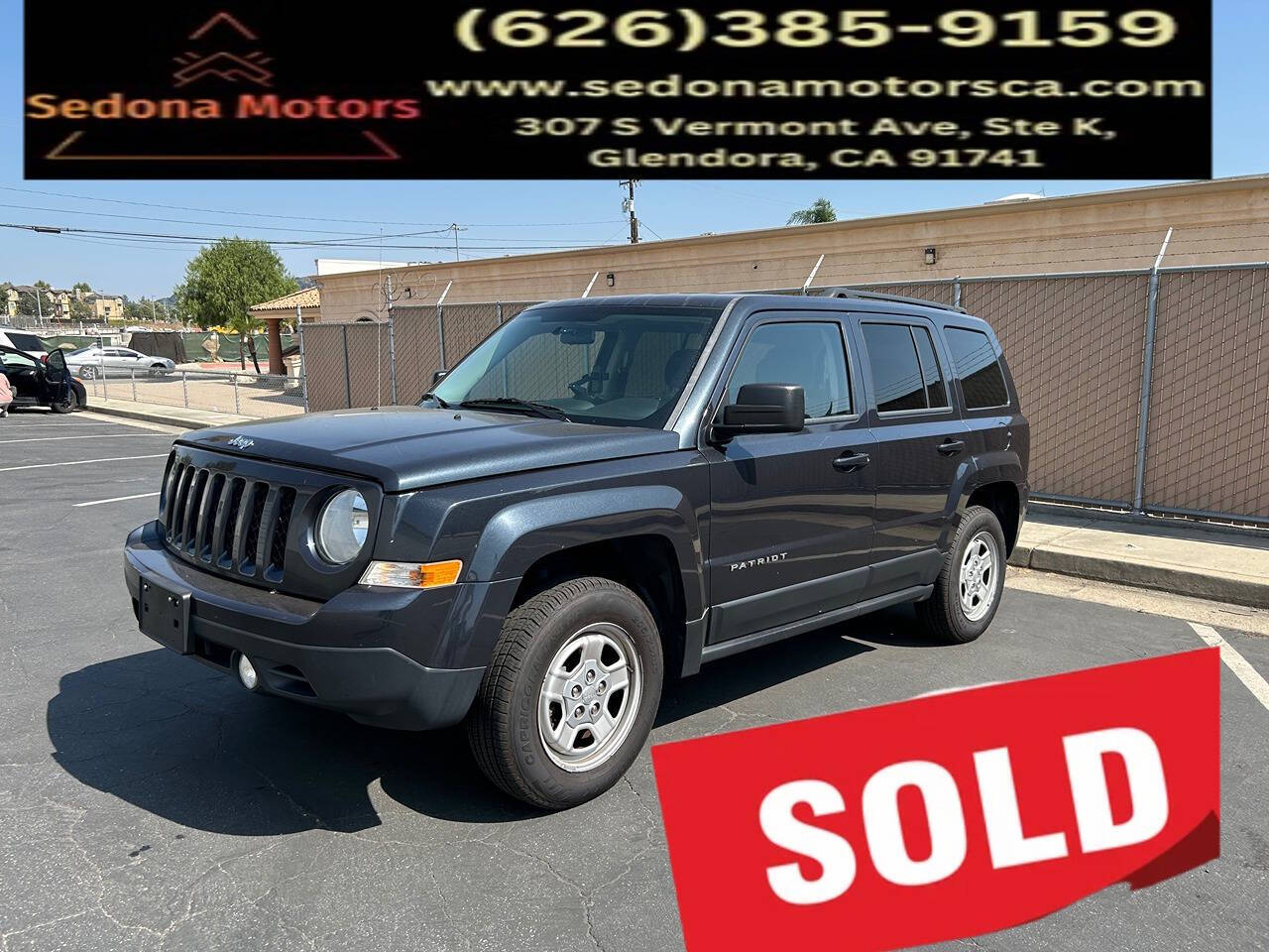 2015 Jeep Patriot for sale at Sedona Motors in Glendora, CA