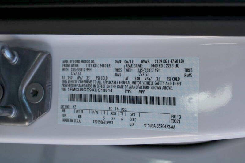 2019 Ford Escape SE