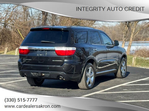 2013 Dodge Durango for sale at Integrity Auto Credit in Akron OH