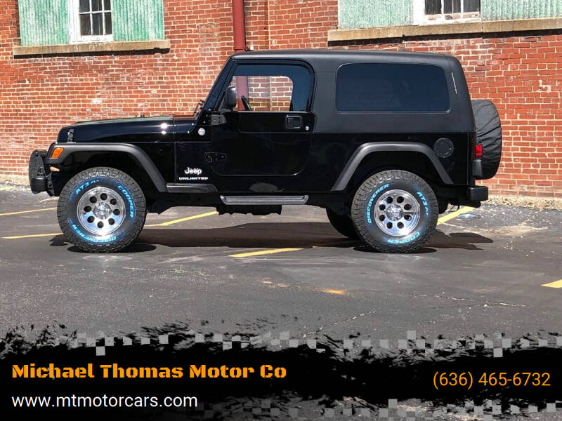 2006 Jeep Wrangler Unlimited for sale at Michael Thomas Motor Co in Saint Charles MO