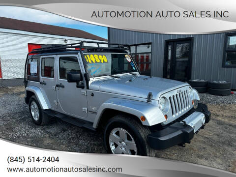 2011 Jeep Wrangler Unlimited for sale at Automotion Auto Sales Inc in Kingston NY