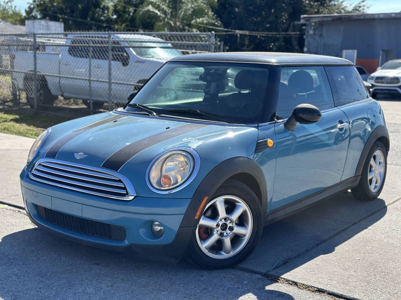 Blue 2008 MINI Cooper Base Base 2dr Hatchback 1