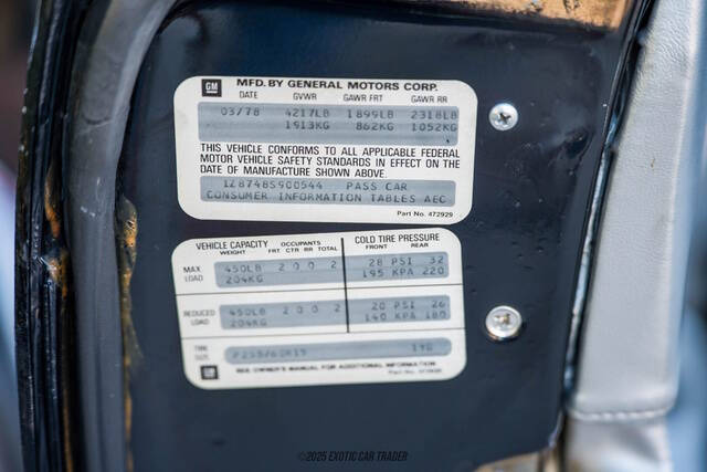 1978 Chevrolet Corvette