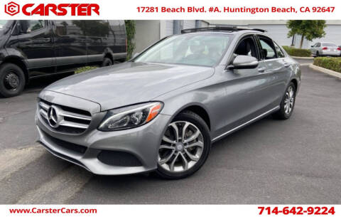 2015 Mercedes-Benz C-Class for sale at CARSTER in Huntington Beach CA