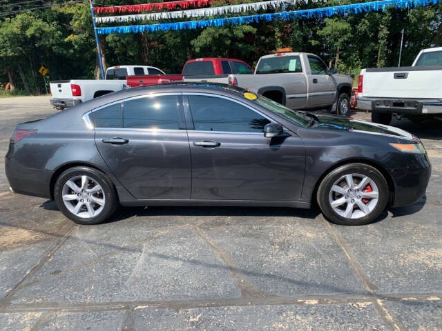 2012 Acura TL for sale at Chuckie Bizzarro's Fleetwing Auto in Erie, PA