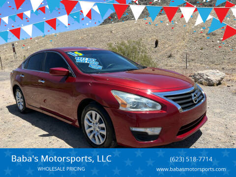 2015 Nissan Altima for sale at Baba's Motorsports, LLC in Phoenix AZ