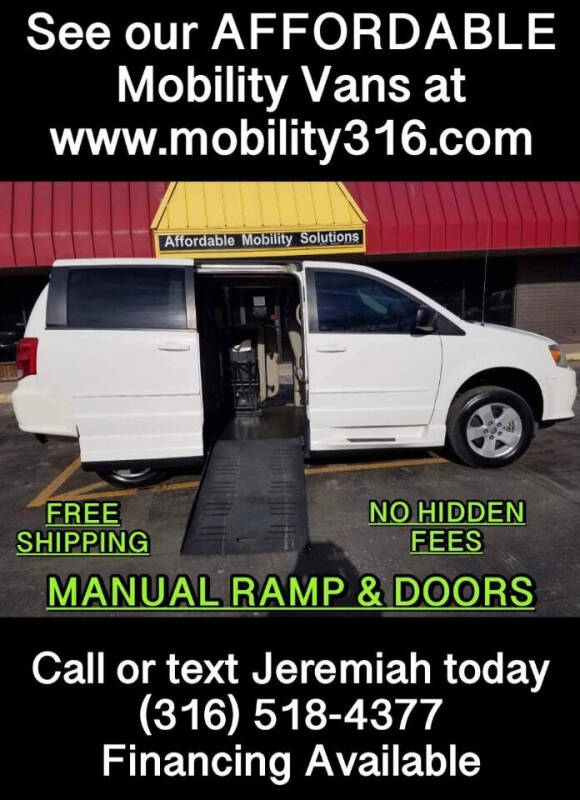 2013 Dodge Grand Caravan for sale at Affordable Mobility Solutions, LLC - Mobility/Wheelchair Accessible Inventory-Wichita in Wichita KS