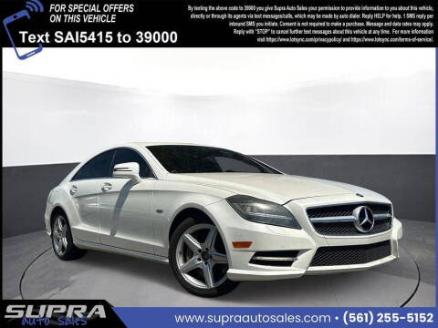 2012 Mercedes-Benz CLS for sale at SUPRA AUTO SALES in Riviera Beach FL