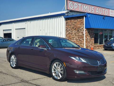 2013 Lincoln MKZ for sale at Optimus Auto in Omaha NE