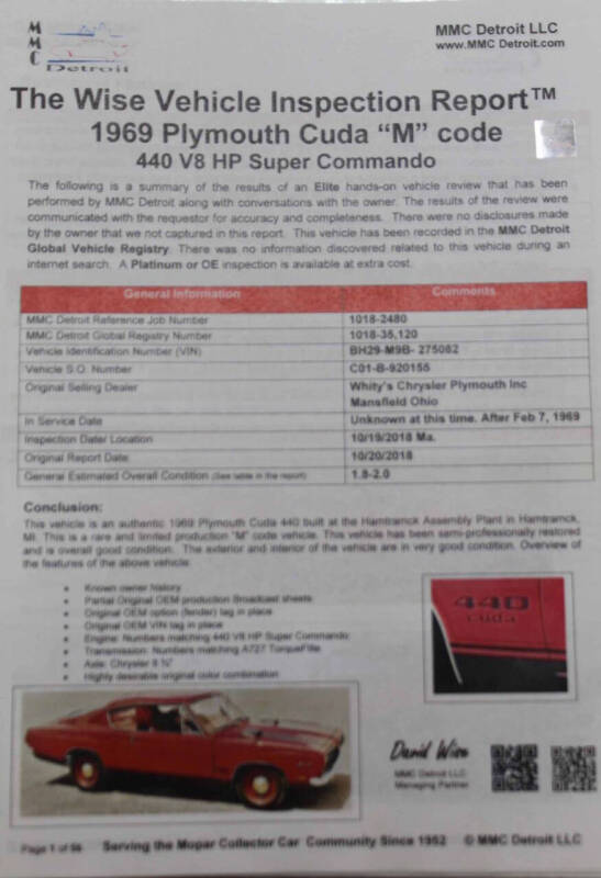 1969 Plymouth Barracuda