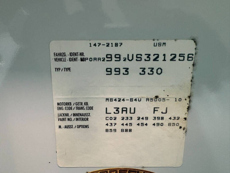 1997 Porsche 911 Carrera