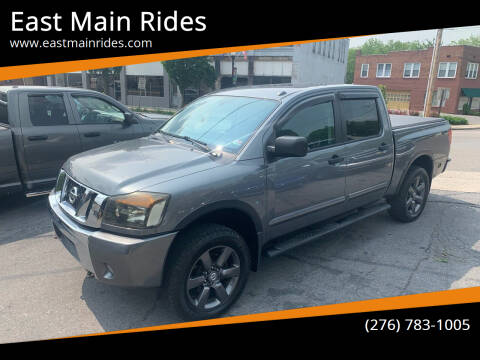 2015 Nissan Titan for sale at East Main Rides in Marion VA