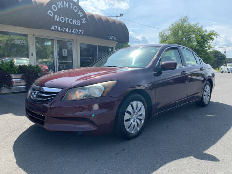 2012 Honda Accord for sale at DOWNTOWN MOTORS in Macon GA
