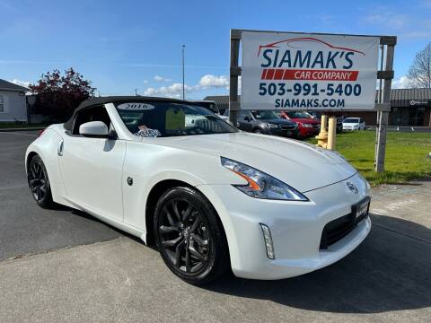 2016 Nissan 370Z for sale at Siamak's Car Company llc in Woodburn OR