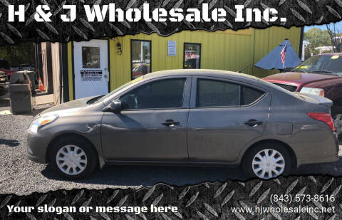 2015 Nissan Versa for sale at H & J Wholesale Inc. in Charleston SC