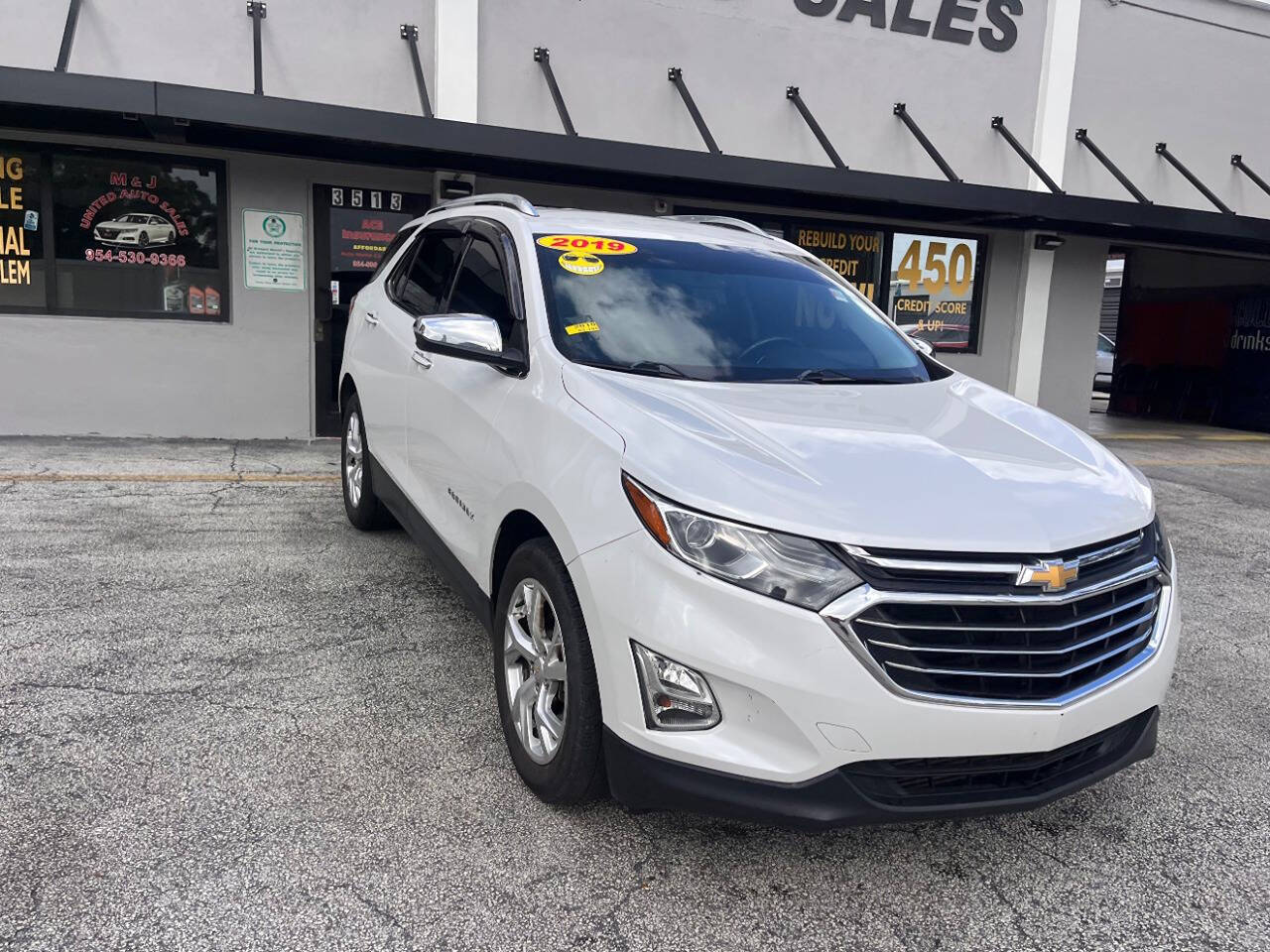 2019 Chevrolet Equinox for sale at M & J UNITED AUTO SALES in LAUDERDALE LAKES, FL