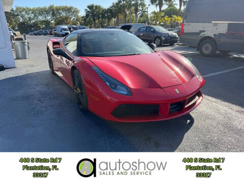 2017 Ferrari 488 GTB for sale at AUTOSHOW SALES & SERVICE in Plantation FL