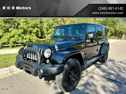 2016 Jeep Wrangler Unlimited for sale at R & R Motors in Waterford MI