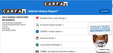 2024 Subaru Crosstrek Wilderness