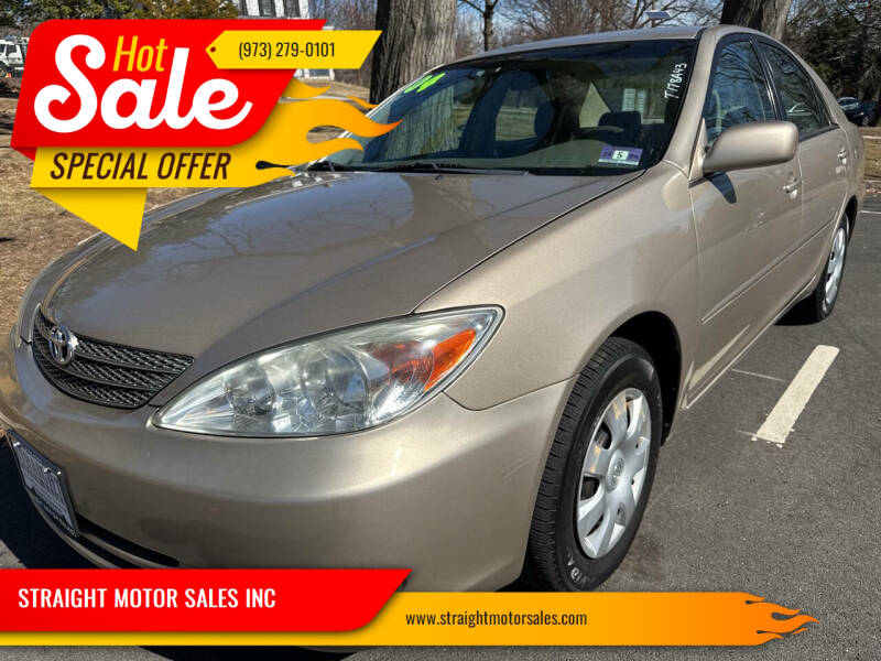 2004 Toyota Camry for sale at STRAIGHT MOTOR SALES INC in Paterson NJ