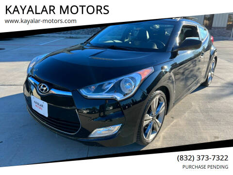 2016 Hyundai Veloster for sale at KAYALAR MOTORS in Houston TX