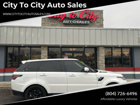 2018 Land Rover Range Rover Sport for sale at City to City Auto Sales in Richmond VA