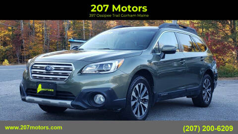 2017 Subaru Outback for sale at 207 Motors in Gorham ME