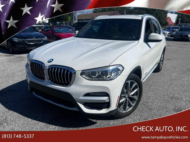 2018 BMW X3 for sale at CHECK AUTO, INC. in Tampa FL