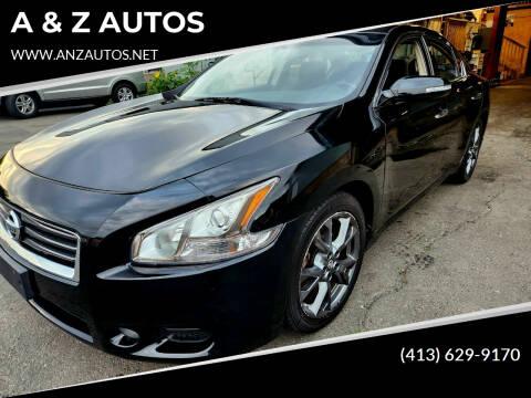 2012 Nissan Maxima for sale at A & Z AUTOS in Westfield MA