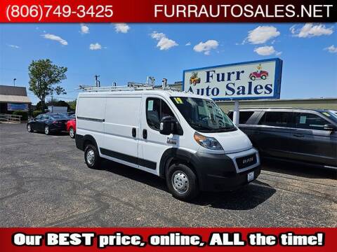 2019 RAM ProMaster for sale at FURR AUTO SALES in Lubbock TX