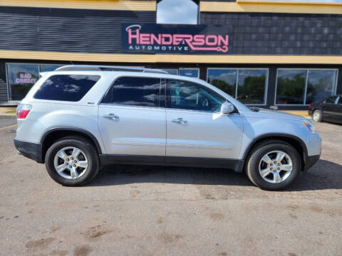 2009 GMC Acadia for sale at Henderson Automotive, LLC in Oak Park MI