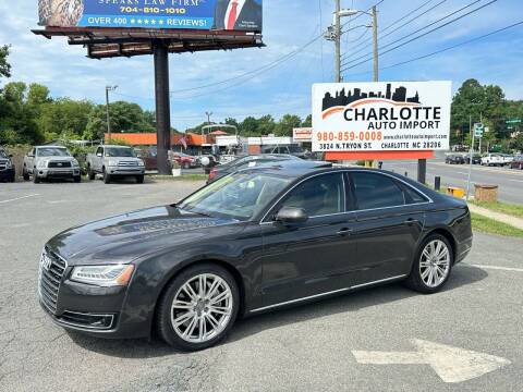 2015 Audi A8 for sale at Charlotte Auto Import in Charlotte NC