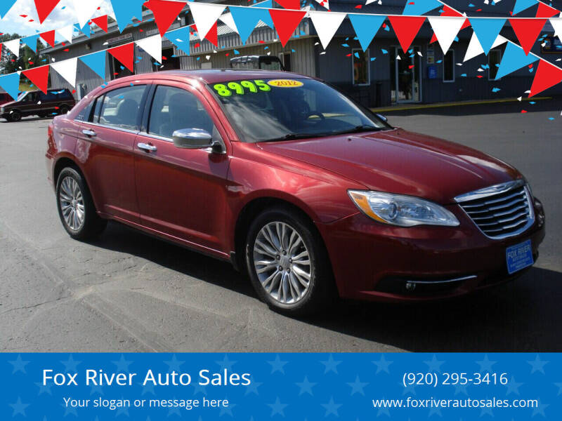2012 Chrysler 200 for sale at Fox River Auto Sales in Princeton WI