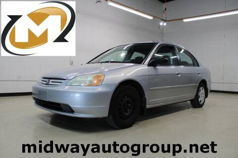 2002 Honda Civic for sale at Midway Auto Group in Addison TX