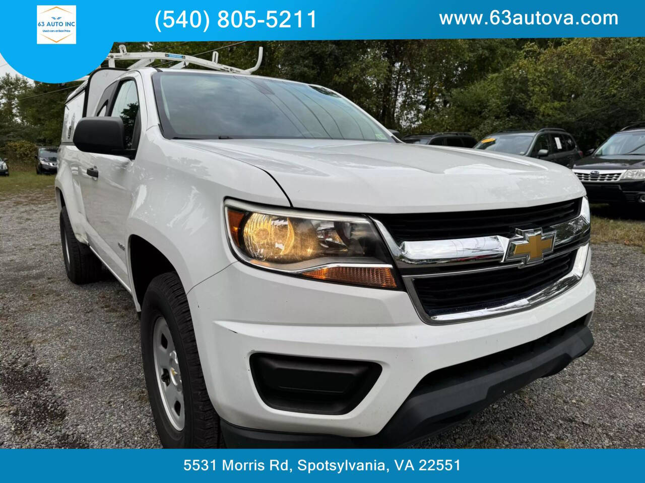 2016 Chevrolet Colorado for sale at 63 Auto Inc in Spotsylvania, VA