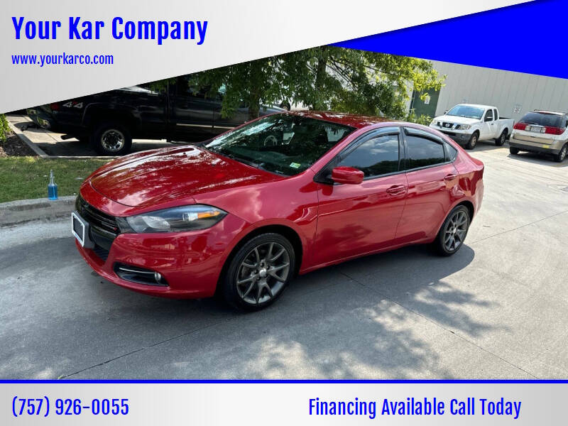 2013 Dodge Dart for sale at Your Kar Company in Norfolk VA