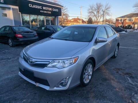2012 Toyota Camry for sale at CLASSIC MOTOR CARS in West Allis WI