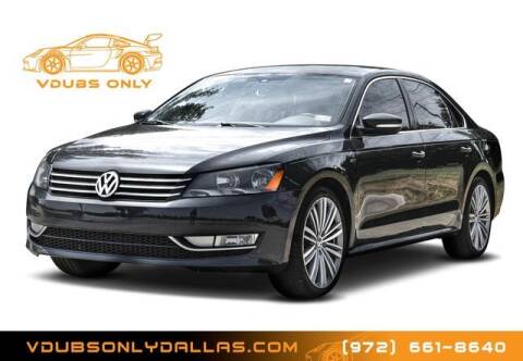 2014 Volkswagen Passat for sale at VDUBS ONLY in Plano TX