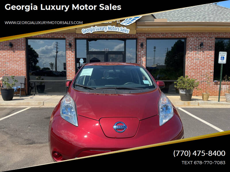 2014 Nissan LEAF for sale at Georgia Luxury Motor Sales in Cumming GA