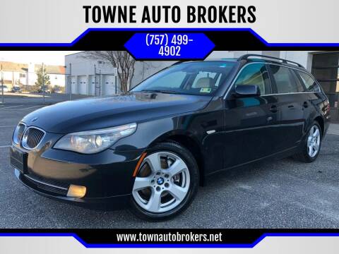2008 BMW 5 Series for sale at TOWNE AUTO BROKERS in Virginia Beach VA
