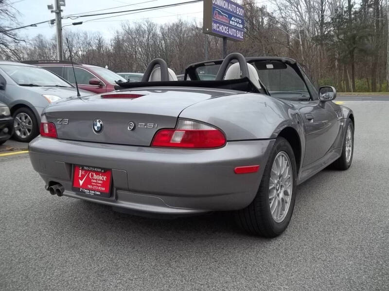 2001 BMW Z3 2.5i
